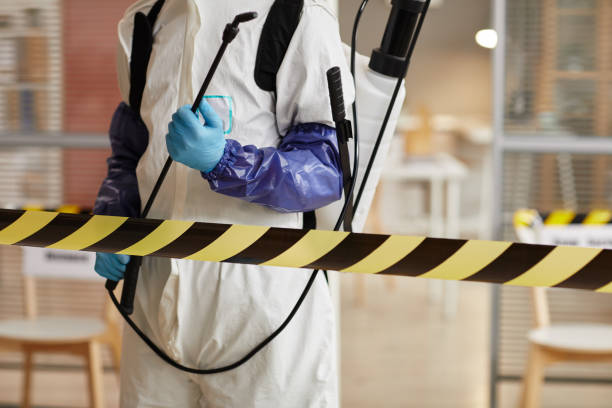 Professional Biohazard technician working in Old Orchard Beach, ME